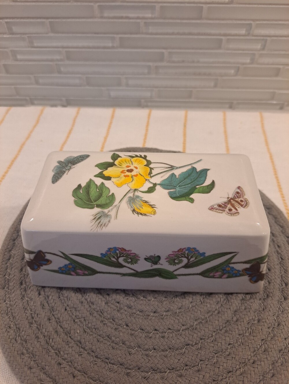Portmeirion Botanic Garden Butter Dish. LID ONLY "As Is"